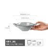 Tazón de Cerámica Vintage con Doble Asa Tazón para Fideos Tazón para Yogur Tazón con Doble Asa Plato Redondo Tazón para Sopa Tazón Estilo Japonés Vajilla Venta al Mayoreo Esmaltado al Horno