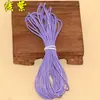 Accesorios hechos a mano para joyería DIY materiales cordón de cera coreano 1.5mm cuerda de cera cordón de imitación cuero para tejer collares piezas de 5.1m