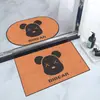 Alfombra de Piso de Baño Minimalista Moderna, Absorbente de Agua, Adecuada para Baño, Inodoro, Entrada de Dormitorio, Alfombra, Felpudo, Felpudo de Entrada, Cristal