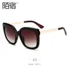 39010 Gafas de Sol de Moda Europeas y Americanas para Mujer, Gafas de Sol de Metal, Gafas de Sol Anti-UV Sudamericanas Transfronterizas al por Mayor