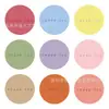 Hk118-T Pegatinas Redondas Decorativas de Color Sólido Individual, Pegatinas Selladoras Autoadhesivas para Sobres de Tarjetas de Felicitación, Pegatinas Decorativas Coloridas