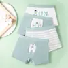 Cuecas Boxer Infantis de Verão Desenho Animado Respiráveis Sem Apertar Shorts para Meninos Venda por Atacado de Cuecas Boxer para Crianças Pequenas, Médias e Grandes