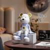 Oso Cariñoso Oso Violento Adorno de Escritorio Oso Lector Decoración Gabinete de TV Entrada Casa Nueva Decoración Suave Manualidades de Resina
