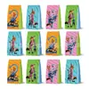 Bolsa de Dulces Temática de Zootopia Bolsa de Regalo Bolsa de Papel Kraft Decoración para Fiesta de Cumpleaños Set de Pegatinas