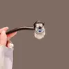 Pasador de Pelo con Borla en Forma de Media Luna Estilo Antiguo para Mujeres 2026 Nuevo Accesorio para el Cabello Hanfu Pasador de Doble Cara con un Toque Elegante de Alta Gama Pasador de Madera