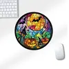 Serie de Halloween Creativa de Dibujos Animados Redonda Gruesa Oficina Estudio Escritorio de Computadora Alfombrilla Pequeña Popular Transfronteriza Mouse Pad