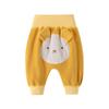 Pantalones de Bebé Gran Pedo Bebé Hombres y Mujeres Otoño e Invierno Forrados de Polar Engrosados Cálidos Sueltos Pantalones tipo Harlan Cintura Alta Pantalones pp