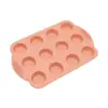 Molde de Silicona para Pastel en Stock, Molde para Muffins de 12 Cavidades, Molde Redondo para Tartaletas de Huevo, Molde para Pudín, Herramientas para Hornear, Molde para Gelatina