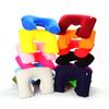 Almohada inflable de viaje en forma de U viaje Sanbao almohada para el cuello almohada lumbar inflable pvc engrosado flocado almohada en forma de U