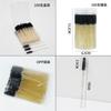 Ferramenta de enxerto de cílios Crystal Rod Escova de cílios descartável 100 espiral Maquiagem Escova Sobrancelhas Rímel Dual Use
