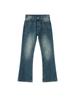 Verano Nuevo Americano Retro Jeans de Hombre Cleanfit Marca Trendy Sueltos y Versátiles Slim Pierna Recta Ligeramente Acampanados Pantalones