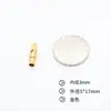 Materiales Hechos a Mano DIY Doble Seguro Cuerda Trenzada de Cuero de Vaca Zhoujia Hebilla Magnética Cabeza Pulsera de Cuerda de Cuero Hebilla de Cuerda de Cuero de Acero Inoxidable
