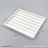 Caja de Almacenamiento para Teclas con Bandeja de Ampolla y Tapa, Negra, Multicapa, Forma Cuadrada Opcional, Almacenamiento Duro Mate Semitransparente