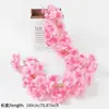 Vinha de Flor de Cerejeira Decoração de Teto Interno Flor de Vinha Flores Artificiais de Plástico para Decoração de Casamento Cobertura de Tubo de Ar Condicionado