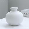 Vaso de cerâmica simples por atacado Cinco peças Home Crafts Conjunto de flores pequenas Entrada simples Armário de TV Enfeites de mesa