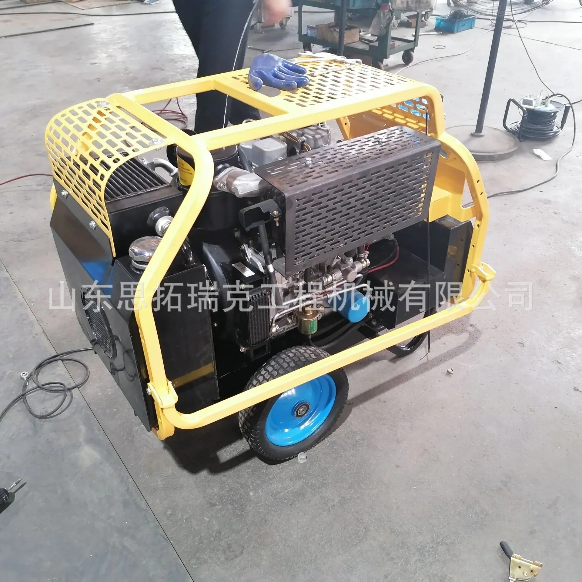 思拓瑞克STP18马力柴油双缸液压动力站 凯马风冷液压动力单元