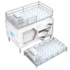 Cápsula Espacial Doble Capa Todo Incluido Cama Hostal Litera Apartamento del Personal Familiar Combinación Alta-Baja Cama de Apartamento