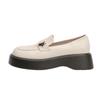Oferta Especial para Zapatos de Ballet de Cuero Nuevos para Estudiantes Mujeres, Plataforma Gruesa, Punta Redonda, Cuatro Estaciones, Estilo Japonés Versátil