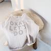 Otoño 2026 Ropa Nueva para Niños Estilo Coreano Camiseta de Primavera y Otoño para Niños y Niñas Camisa Base de Manga Larga 122116