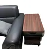 Mesa Lateral Móvil de Madera Maciza, Mesa de Café Plegable y de Altura Ajustable, Mesa de Té Pequeña para Apartamentos Pequeños, Sala de Estar, Hogar, Balcón, Gabinete Lateral para Sofá