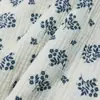 Tecido de Gaze Dupla Estampado Floral 40*40 para Roupas de Bebê e Crianças, Cobertores, Babadores, Pijamas e Materiais para Roupas de Casa