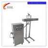 Línea de montaje que soporta máquina selladora de papel de aluminio por inducción electromagnética máquina selladora continua para botellas redondas y cuadradas de alimentos, químicos, medicamentos