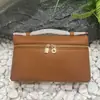 Bolsa Térmica para Marmita 27 para Comércio Exterior Transfronteiriço com Padrão de Lichia Fivela Dourada Bolsa Caixa Couro Genuíno Simples e Estilosa Bolsa de Ombro Transversal
