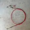 Piezas para esparcidor de fertilizantes: eje de transmisión por cable, caja de cambios, aspas del ventilador, abertura de descarga de fertilizante, tractor, esparcidor de fertilizantes agrícolas a gran escala