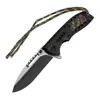 Mini Navaja Plegable para Exteriores, Navaja Plegable de Alta Dureza para Defensa Personal, Navaja de Supervivencia para Camping, Navaja Multiusos para Atar Cuerda, Venta Directa de Fábrica