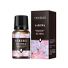 Óleo Essencial Aromático Solúvel em Água YINSHO 10ml Difusor Pedra de Incenso sem Fogo Agente de Fragrância Aromática Rosa Jasmim