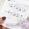 Paquete de material para manicura 2024 primavera y verano nuevo estilo mono mismo estilo hacha Corazón Torcido Cristal K9 diamante flash manicura al por mayor