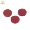 Piedra Suelta de Ágata Roja y Negra Redonda de Fondo Plano, Piedra de Ágata de Superficie Lisa, Accesorios para Incrustaciones de Joyería, Suministro Directo desde la Fábrica de Origen