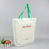 Filme à prova d'água impressão colorida bolsa portátil de PP trançado promoção publicitária zíper de pele de cobra trançada bolsa de compras peritoneal portátil