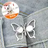 Botones para Ceñir la Cintura de Mariposa, Ajustador de Cintura de Jeans sin Perforación, Cierre sin Costuras, Herramienta de Ajuste, Botones Ajustables