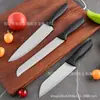 Especialmente Diseñado para Juego de Cuchillos de Cocina Brasileños, Cuchillo para Filete de Acero Inoxidable, Cuchillo Occidental Dentado, Cuchillo para Deshuesar, Juego de Cuchillos de Nueve Piezas