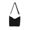 Popular Bolso de Pana con Estampado de Fresas para Mujer Versión Coreana Verano 2024 Nuevo Bolso Cruzado de Hombro Bolso Tote