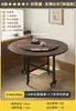 Mesa Plegable Mesa de Comedor Redonda para el Hogar Mesa de Comedor para Apartamento Pequeño Mesa Redonda Grande Desmontable Simple para Alquiler Restaurante
