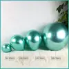 Globos de látex metálicos de 18 pulgadas para decoración de fiestas de cumpleaños, arreglos para bodas, ceremonias de apertura, globos cromados para bodas.