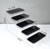 Soporte de Exhibición Acrílico Modelo Escalera Hecha a Mano Soporte para Pulsera Negra Muñeca Biqi Caja Sorpresa Estante de Almacenamiento de Joyería Multicapa