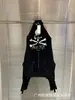 Sudadera con capucha y diseño de dos piezas falsas de patchwork G/R de la marca americana de moda, chaqueta casual holgada para hombre y mujer, ropa de invierno transfronteriza