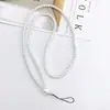 Fabricante Coreano de Nuevo Lanyard de Perlas para Teléfono Móvil Cadena Larga Universal DIY Colgante de Perlas para Colgar en el Cuello Cadena Colgante Portátil