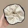 Goma para el pelo con lazo dulce para niñas, elegante goma de encaje para coletas bajas y peinados de moño