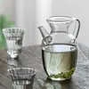 Tetera Imitación Dinastía Song con Filtro Tetera para Té Verde Vidrio Resistente al Calor Tetera Pequeña de Vidrio Mandarina Espesa Tetera de Vidrio Se Puede Calentar a Fuego Directo