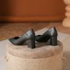 6555-1 profesional para ir al trabajo transpirable entrevista bidireccional boca poco profunda versátil zapatos de trabajo tacones altos versátil 2023 Nuevo