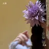 ¡Colección de Flores de Primavera! Pasador de Lirio Araña con Degradado Suave, Pinza para Flequillo con Atmósfera Súper de Hada, Pasador, Tocado de Flor, Accesorios para el Cabello