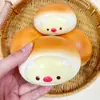 Estilo Mismo de Xiaohongshu Juguete Squishy de Pan de PU Rebote Lento Comida Realista Juguete para Aliviar el Estrés Suave y Pegajoso Juguete para los Dedos