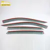 Adecuado para Nissan Sylphy Modelos 26, Tira Decorativa de Acero Inoxidable 3D para Protección contra la Lluvia, Tira Decorativa para Protección contra la Lluvia, Accesorios Exteriores para Coche