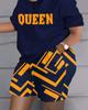 Europa e Estados Unidos novo terno feminino transfronteiriço AliExpress hip-hop street trend estampa moda lazer plus size