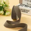 Fita de Veludo de Pele de Veado Cor Pura Borda Prensada Dupla Face 2,5cm Acessórios de Cabelo DIY Feitos à Mão Acessórios para Chapéu Laço para Sapato e Chapéu Fita