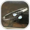 Pulsera Abierta Ajustable Vintage de Aleación de Zinc con Diseño de Nicho Europeo y Americano, No se Desvanece, Joyería de Moda para el Día a Día